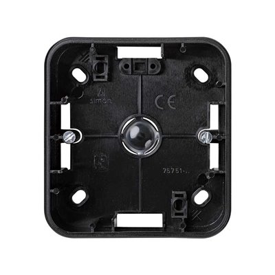 Caja superficie alta para 1 elemento SIMON 75751-32 Simon 75 negro