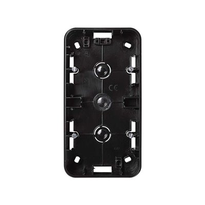 Caja superficie alta para 2 elementos SIMON 75761-32 Simon 75 negro