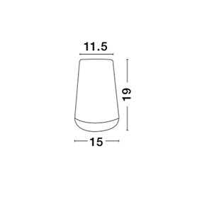 Luminaria de sobremesa NOVA LUCE MARCO NL-9014065 Blanco