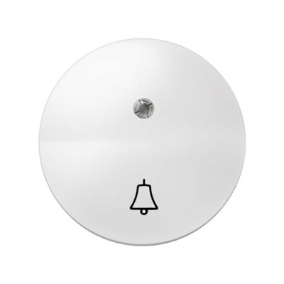 Tecla campana con luminoso para mecanismos SIMON 88015-30 Simon 88 Blanco