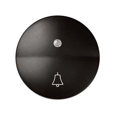 Tecla campana con luminoso para mecanismos SIMON 88015-32 Simon 88 Marrón
