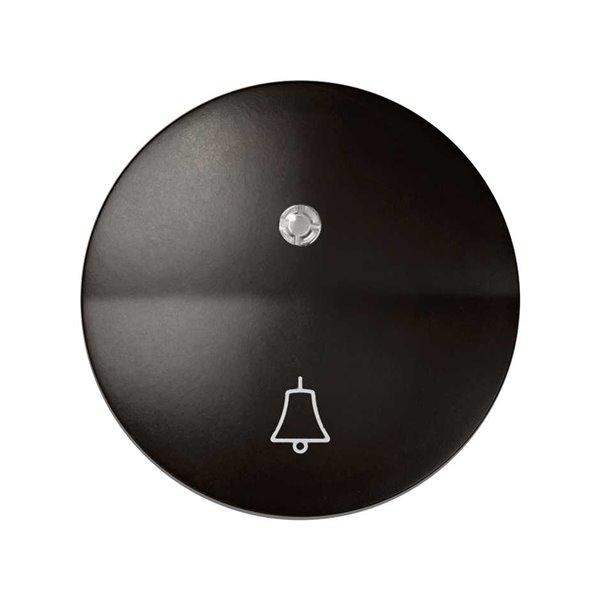 Tecla campana con luminoso para mecanismos SIMON 88015-32 Simon 88 Marrón