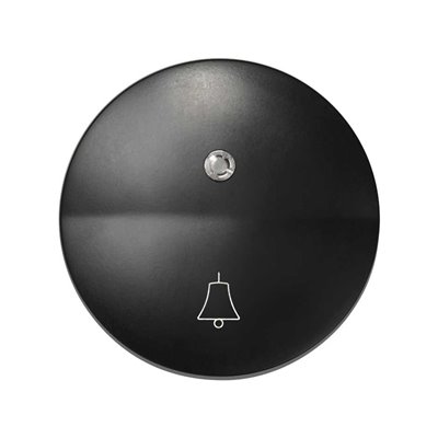 Tecla campana con luminoso para mecanismos SIMON 88015-38 Simon 88 Grafito