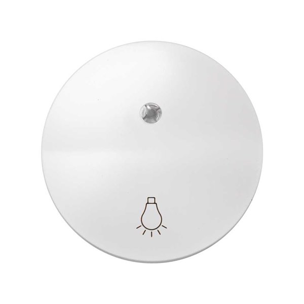 Tecla luz con luminoso para mecanismos SIMON 88016-30 Simon 88 Blanco