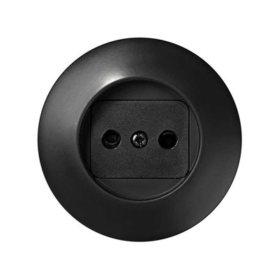 Tapa enchufe bipolar con seguridad SIMON 88040-68 Simon 88 Grafito