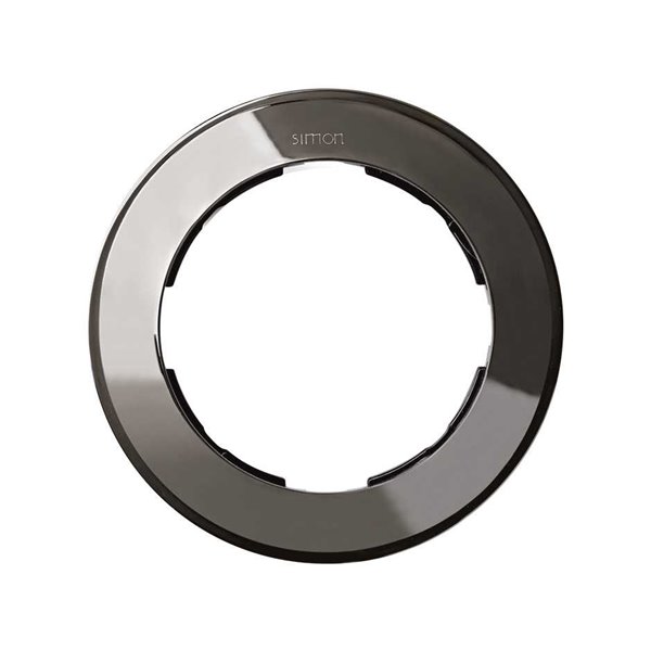 Marco redondo 1 elemento SIMON 88610-35 Simon 88 Acero