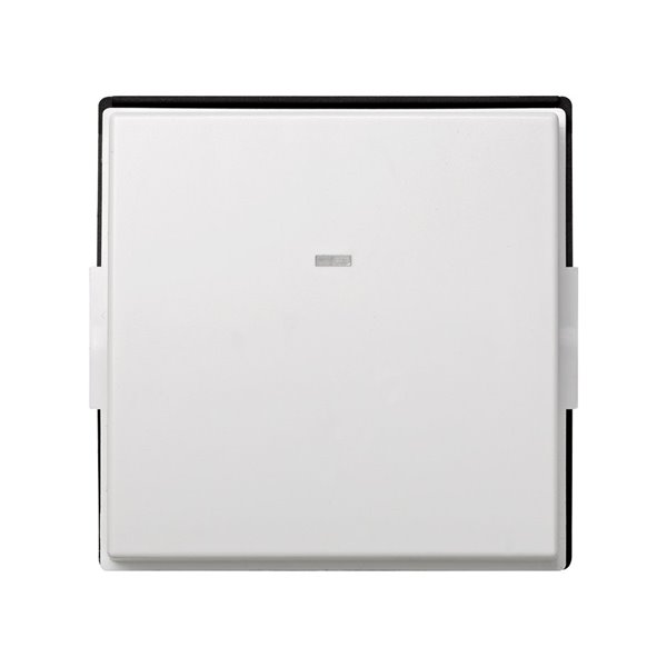 Tecla individual con visor para mecanismo SIMON 2705011-030 Simon 27 Scudo Blanco