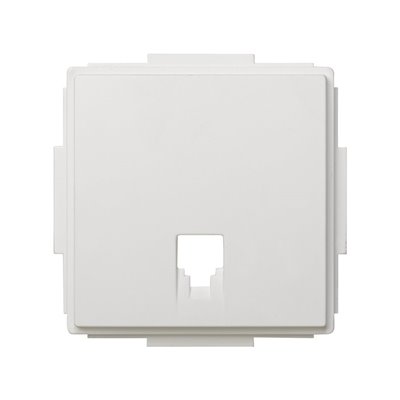 Tapa toma telefónica para RJ11 y RJ12 SIMON 2705062-030 Simon 27 Scudo Blanco