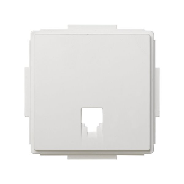 Tapa toma telefónica para RJ11 y RJ12 SIMON 2705062-030 Simon 27 Scudo Blanco
