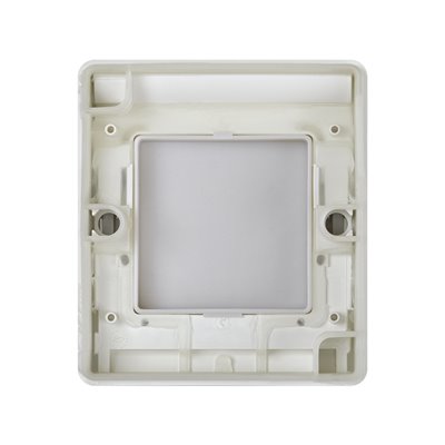 Marco con tapa con cubierta translucida SIMON AQUA 4400036-100 Blanco