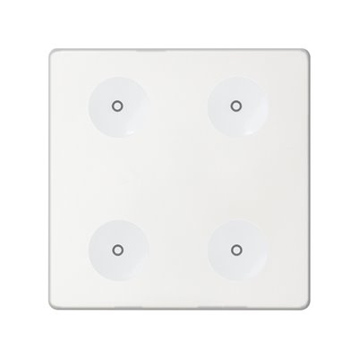 Sense Keypad 4B regular 4 funciones SIMON SENSE 8000641-090 Blanco mate