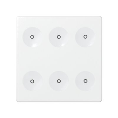 Sense Keypad 6B regular 6 funciones SIMON SENSE 8000661-030 Blanco