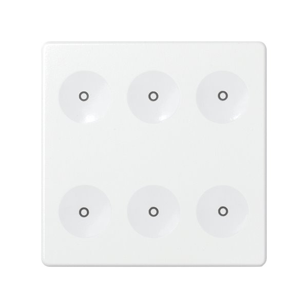 Sense Keypad 6B regular 6 funciones SIMON SENSE 8000661-030 Blanco