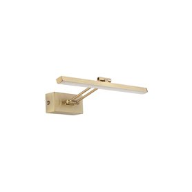 Luminaria Led aplique cuadro NOVA LUCE MARNELL NL-9117301 Laton