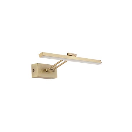 Luminaria Led aplique cuadro NOVA LUCE MARNELL NL-9117301 Laton