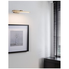 Luminaria Led aplique cuadro NOVA LUCE MARNELL NL-9117301 Laton