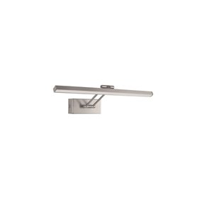 Luminaria Led aplique cuadro NOVA LUCE MARNELL NL-9117302 Niquel