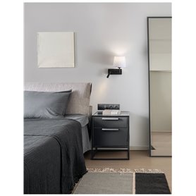 Luminaria Led cabecero cama NOVA LUCE SAVONA NL-9919151 Negro 