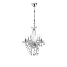 Luminaria colgante suspension NOVA LUCE MOZART NL-51231402 Cromo D58