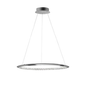 Luminaria Led colgante suspension NOVA LUCE NETUNO NL-9364039 Cromo 