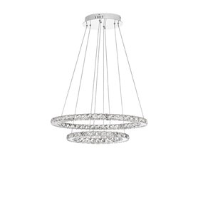 Luminaria Led colgante suspension NOVA LUCE CELINE NL-7403001 Cromo