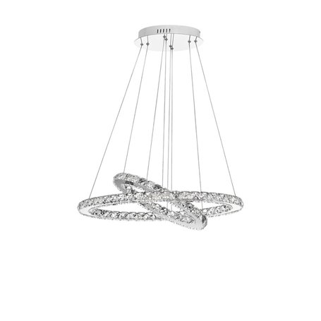Luminaria Led colgante suspension NOVA LUCE CELINE NL-7403001 Cromo