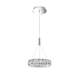 Luminaria Led colgante suspension NOVA LUCE CORONA NL-7402402 Cromo 