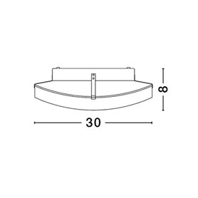 Luminaria plafon NOVA LUCE ANCO NL-600401 Blanco D30