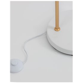 Luminaria pie de salon NOVA LUCE PAZ NL-9426653 Blanca