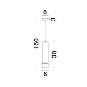 Luminaria colgante suspension NOVA LUCE ESCA NL-9387004 Blanco 