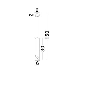 Luminaria colgante suspension NOVA LUCE PERO NL-9184375 Blanco