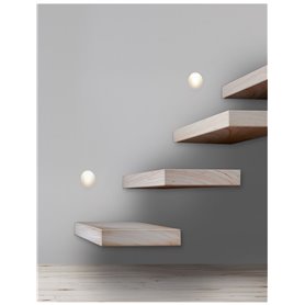 Luminaria Led señalizacion paso NOVA LUCE CIROCCO NL-9188626 Yeso 