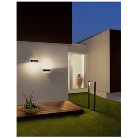 Luminaria Led aplique exterior NOVA LUCE VOLVER NL-9195062 Negro