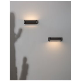 Luminaria Led aplique exterior NOVA LUCE VOLVER NL-9195062 Negro