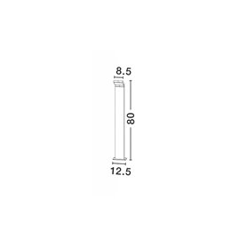 Luminaria Led baliza exterior NOVA LUCE PARK NL-713123 Gris 