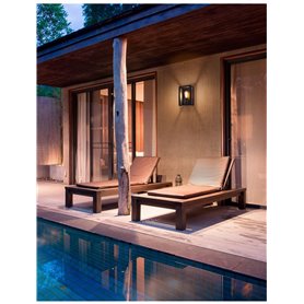 Luminaria aplique exterior NOVA LUCE ZEST NL-870026 Negro