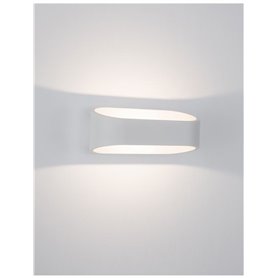 Luminaria Led aplique exterior NOVA LUCE MILE NL-9257871 Blanco
