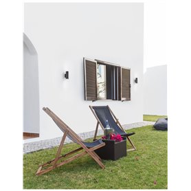 Luminaria aplique exterior NOVA LUCE NODUS NL-773224 Marron