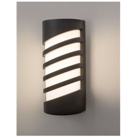 Luminaria Led aplique exterior NOVA LUCE LUPO NL-9926617 Negro