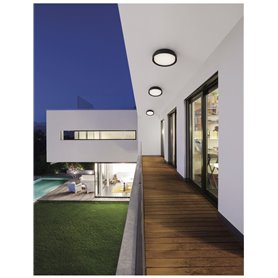 Luminaria Led plafon exterior NOVA LUCE OLIVER NL-9944603 Negro