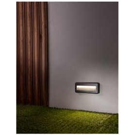 Luminaria Led bañador exterior NOVA LUCE PULSAR NL-812102 Gris