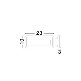 Luminaria Led bañador exterior NOVA LUCE PULSAR NL-812102 Gris
