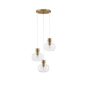 Luminaria Led colgante suspension NOVA LUCE CINZIA NL-9236610 Laton