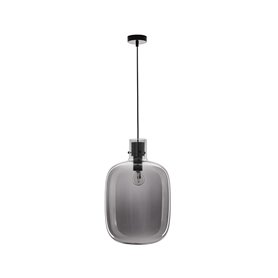 Luminaria Led colgante NOVA LUCE CINZIA NL-9236500 Negro/Ahumado