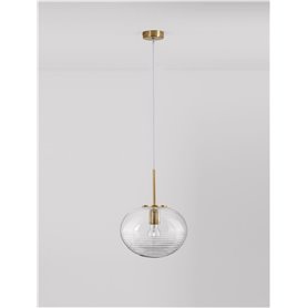Luminaria Led colgante NOVA LUCE MAEVE NL-9236750 Laton