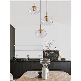 Luminaria Led colgante NOVA LUCE MAEVE 9236755 Laton