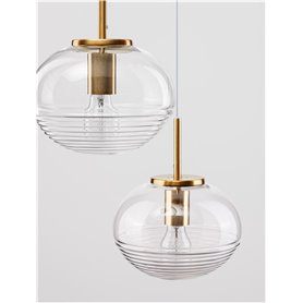 Luminaria Led colgante NOVA LUCE MAEVE 9236755 Laton
