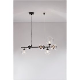 Luminaria Led colgante NOVA LUCE ODILLIA NL-9009250 Negro mate