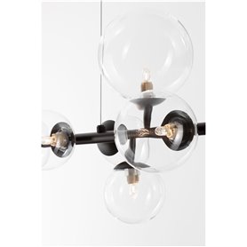 Luminaria Led colgante NOVA LUCE ODILLIA NL-9009250 Negro mate