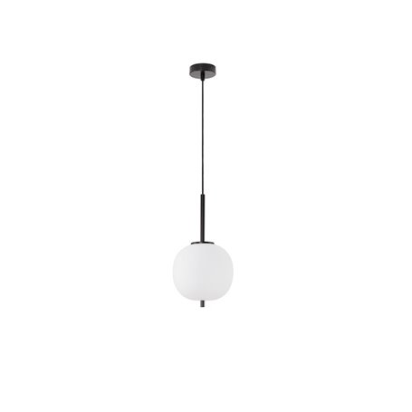 Luminaria Led colgante NOVA LUCE LATO NL-9624074 Negro/Cristal Opal
